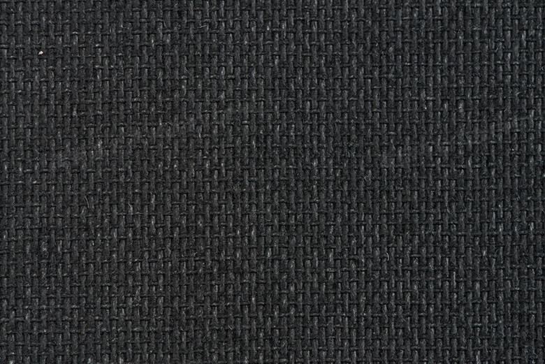 黑色麻布纹理