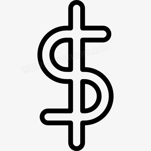 美元的符号货币图标