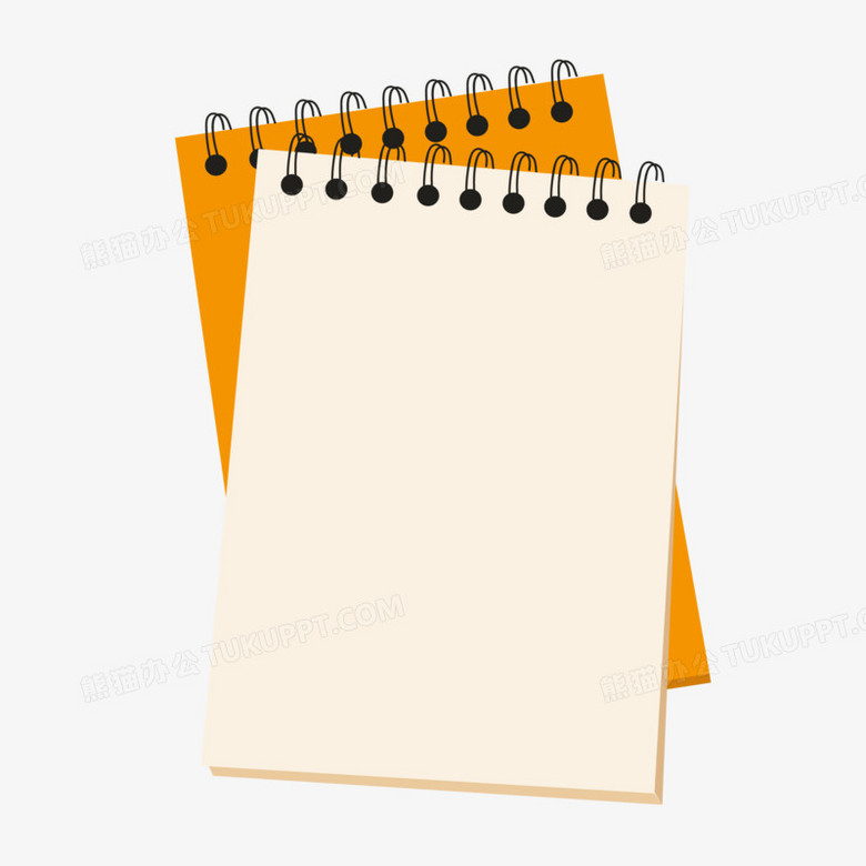 在整个配色上使用多种色彩作为基础色调,设计了两本线圈笔记本,整体