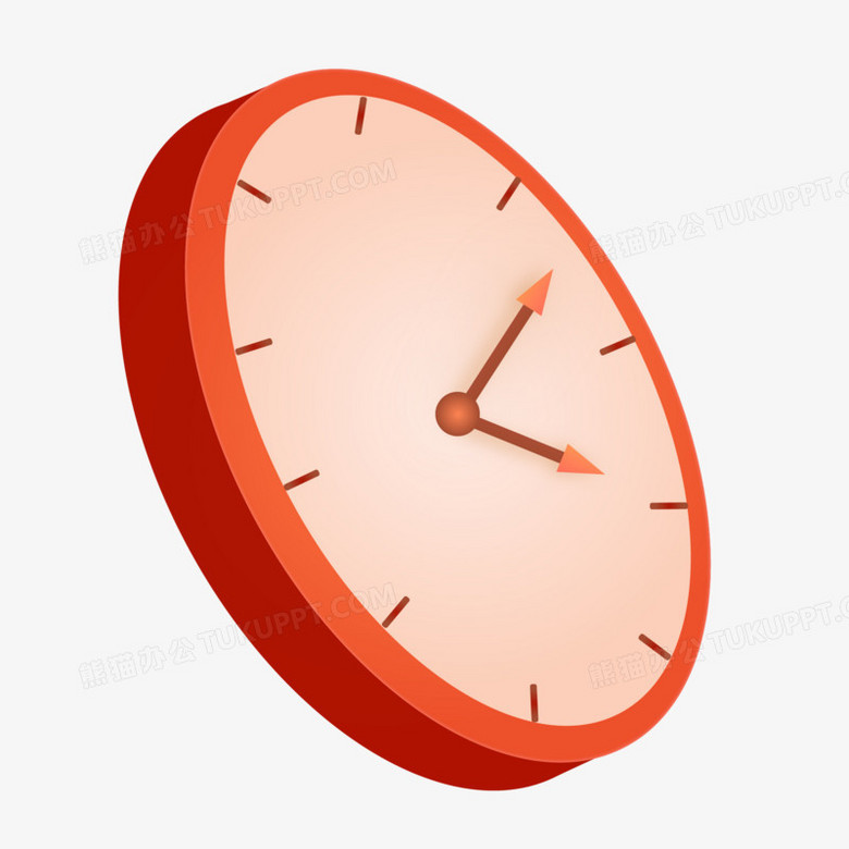 手绘卡通时钟免抠元素