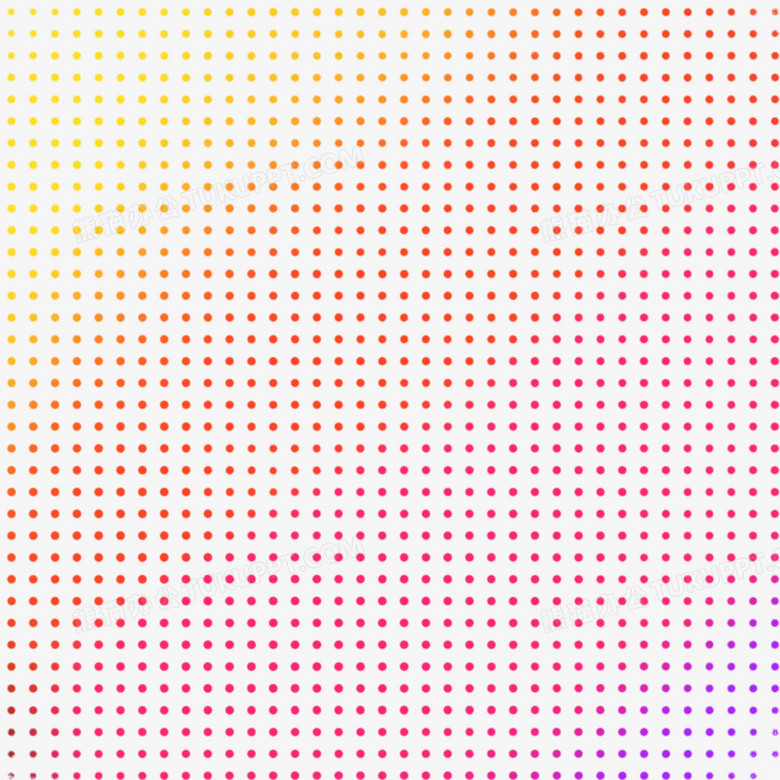 本作品全称为《简约风渐变色波点装饰创意元素》,由迷南文化传媒(上海