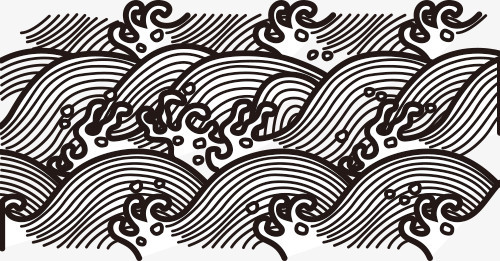 古典纹路波浪png图片素材下载_古典png_熊猫办公