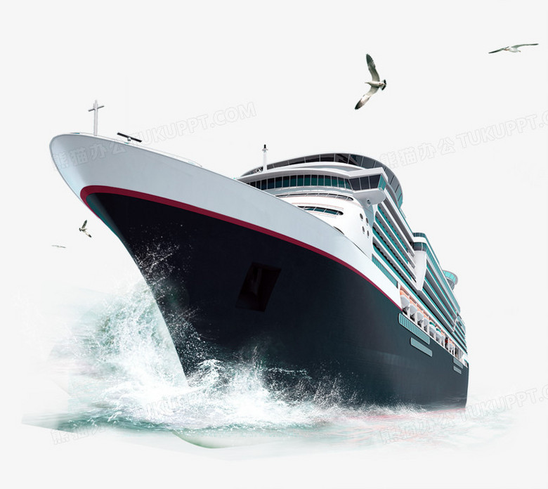 巨型轮船免抠png图片