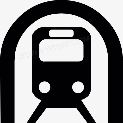 在整个配色上使用黑色作为基础色调,设计了地铁标志图标,简约效果的