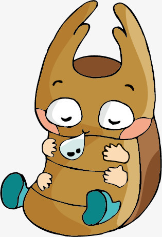 睡觉的可爱小虫