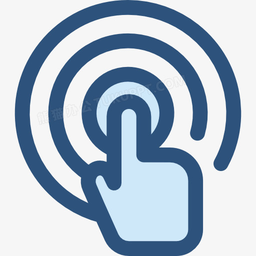 触摸屏图标png图片素材下载_触摸屏图标png_熊猫办公