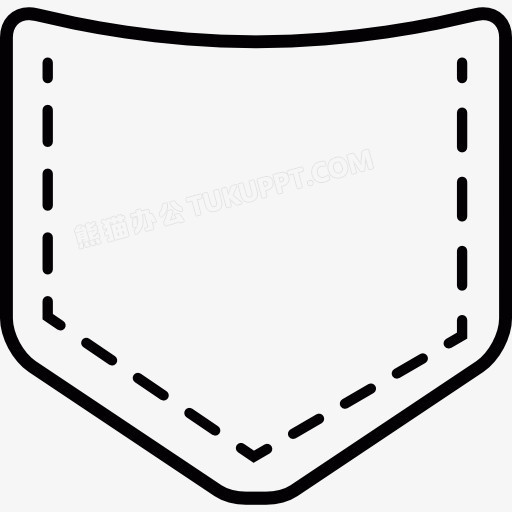 牛仔裤的口袋里图标