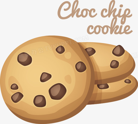 本作品全称为《卡通风金黄色曲奇饼干创意元素》,使用adobe