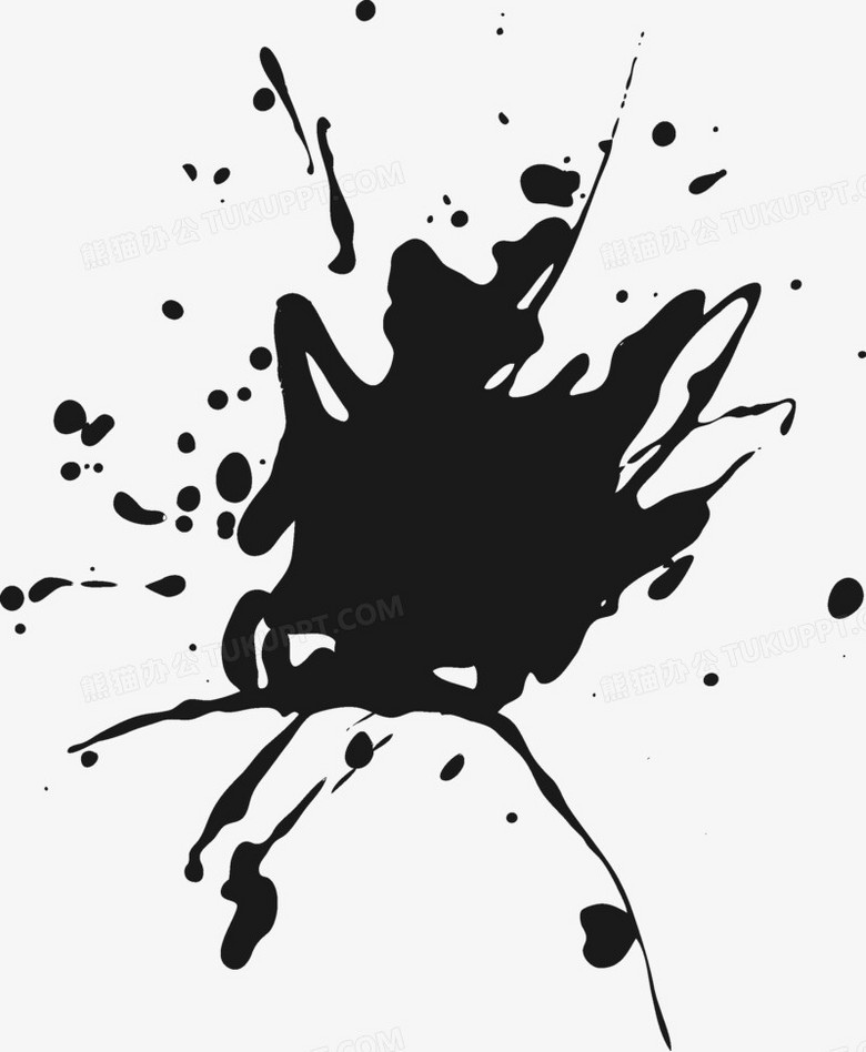 水墨笔刷png图片素材下载_水墨笔刷png_熊猫办公