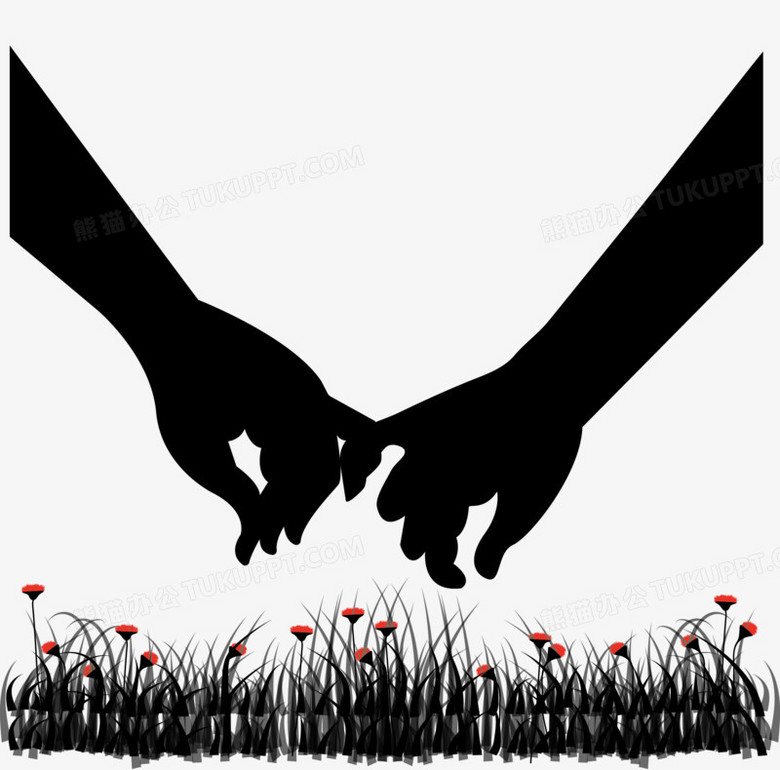 情侣剪影PNG图片素材下载_情侣剪影PNG_熊猫办公