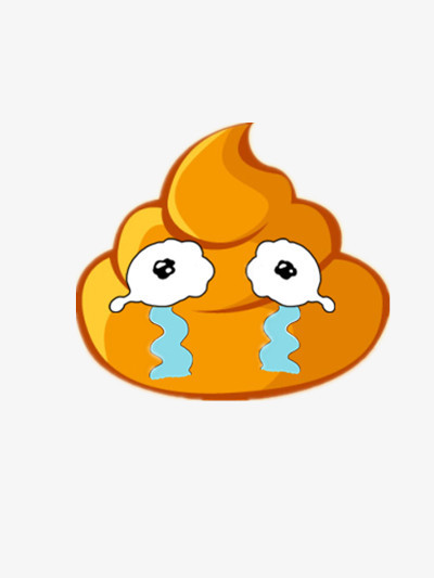 设计了一陀伤心流着眼泪的便便,整体呈现出了卡通风