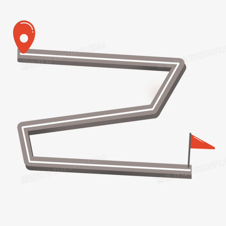 本作品全称为《卡通风起点终点路程元素》,使用 adobe photoshop cc