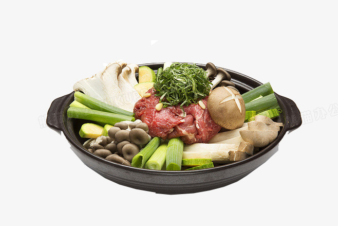 本作品内容为一盘火锅食材 格式为
