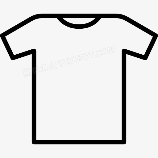 空白t恤图标