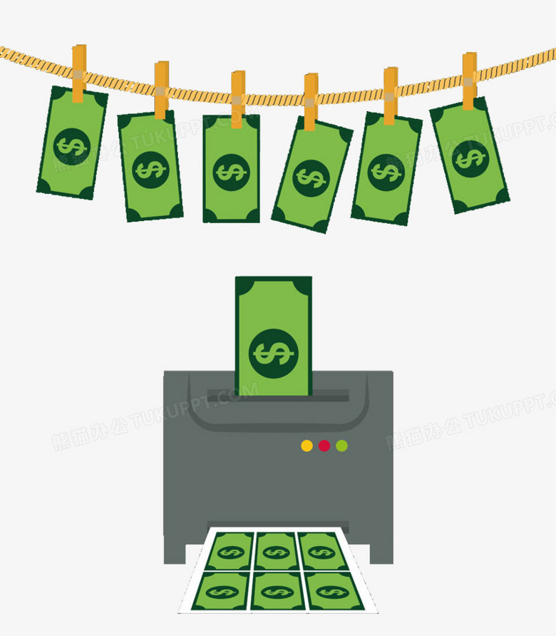 印钞机 动画图片