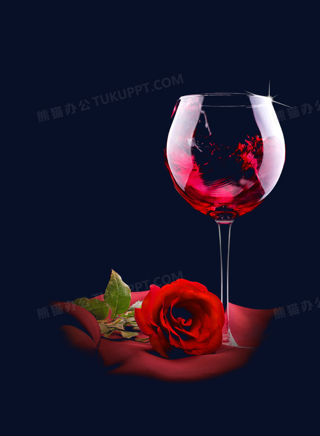 酒杯玫瑰cp图图片