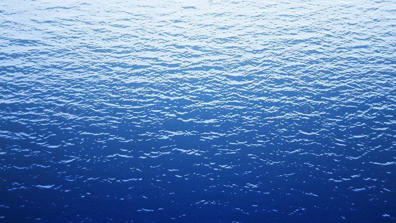 蓝色水面波纹海报背景