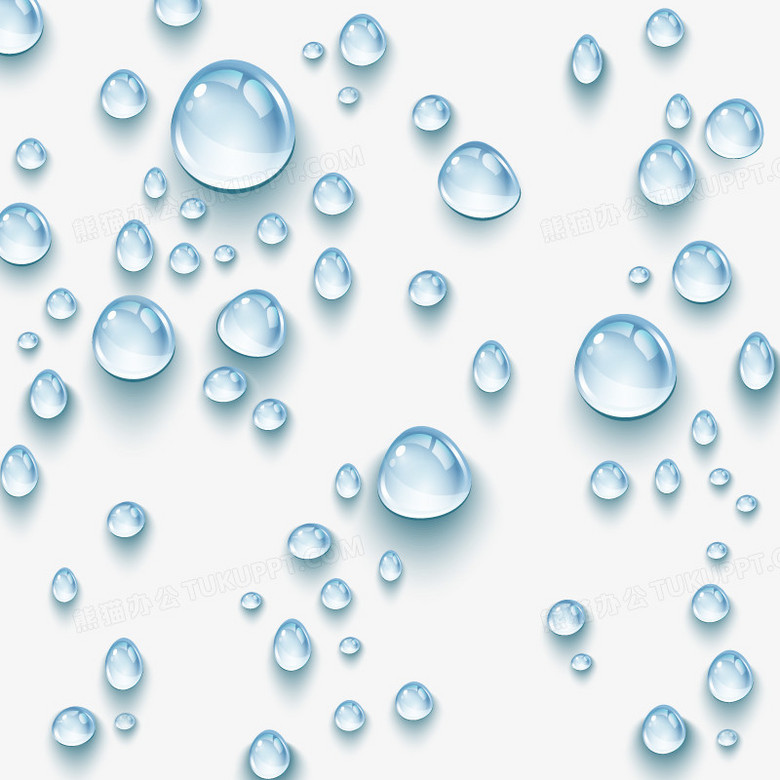 矢量水珠png图片素材下载 水珠png 熊猫办公