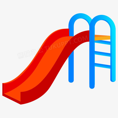 滑梯矢量图素材