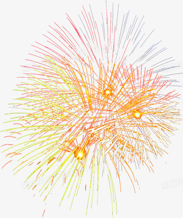烟花png图片素材下载_烟花png_熊猫办公