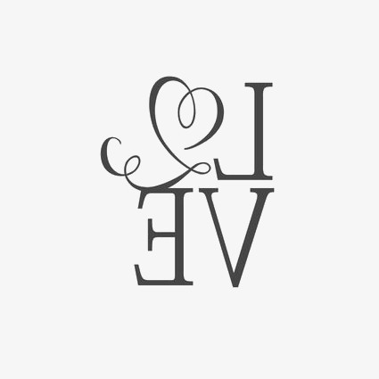 本作品内容为love英文艺术字,                                格式