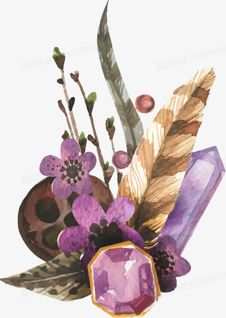水彩画的宝石花png图片素材免费下载 宝石png 1129 1584像素 熊猫办公 水彩画的宝石花png图片素材免费下载 宝石png 1129 1584像素 熊猫办公