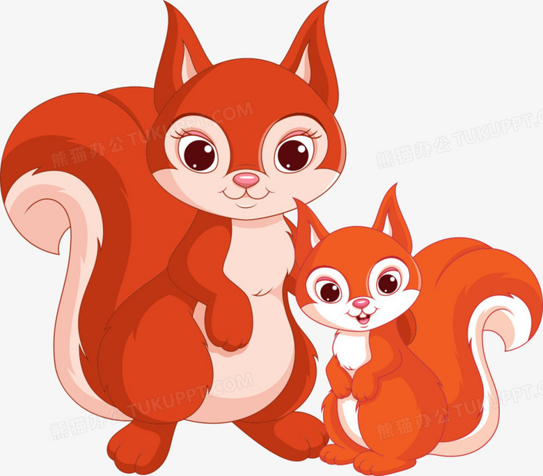 松鼠妈妈与小松鼠