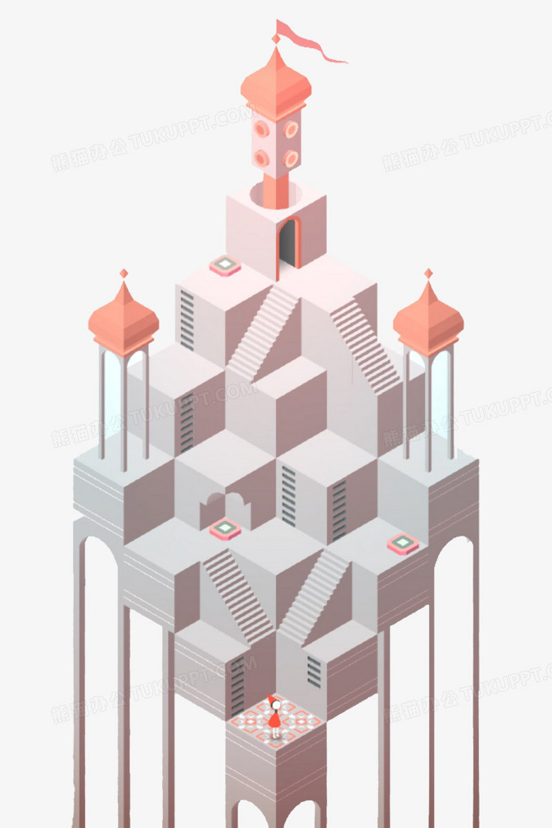 纪念碑谷游戏模型