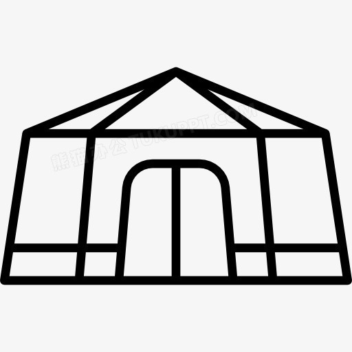 蒙古包图标png图片素材下载_图标png_熊猫办公