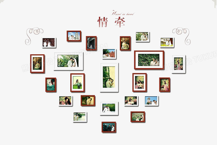 爱情相片墙