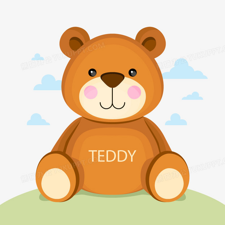 矢量泰迪熊png图片素材下载 泰迪png 熊猫办公