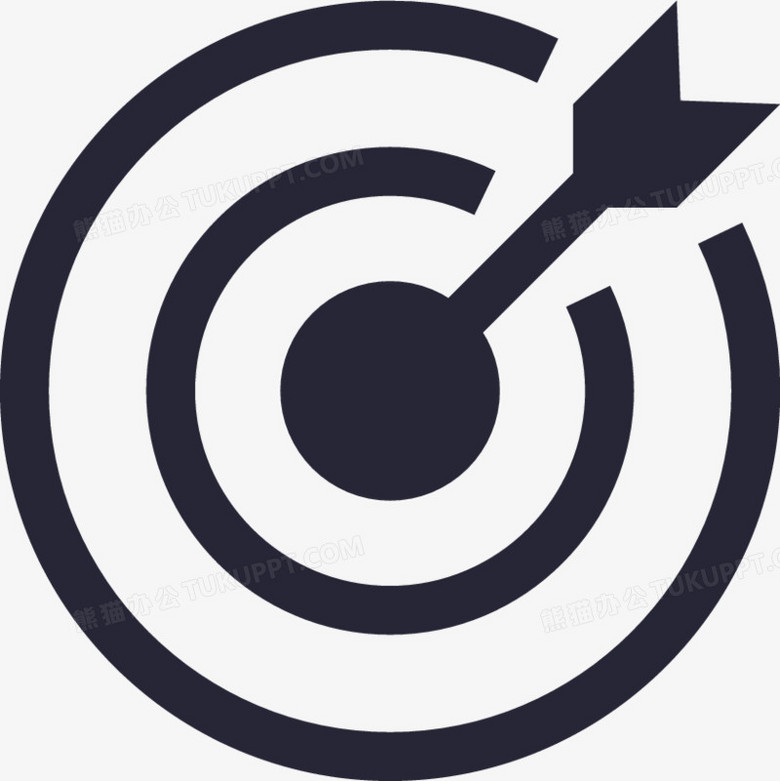 本作品全称为《黑色简约风精美圆形的机会图标创意元素》,在整个配色