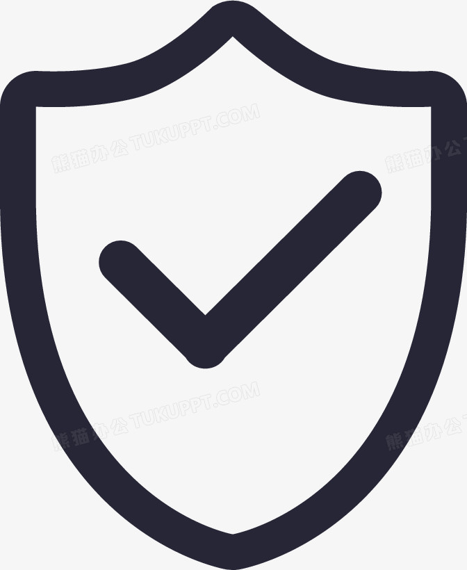 本作品全称为《简约风黑色安全监管图标创意元素》,在整个配色上使用