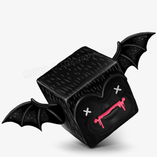 可爱魔力盒子png图标黑色盒子