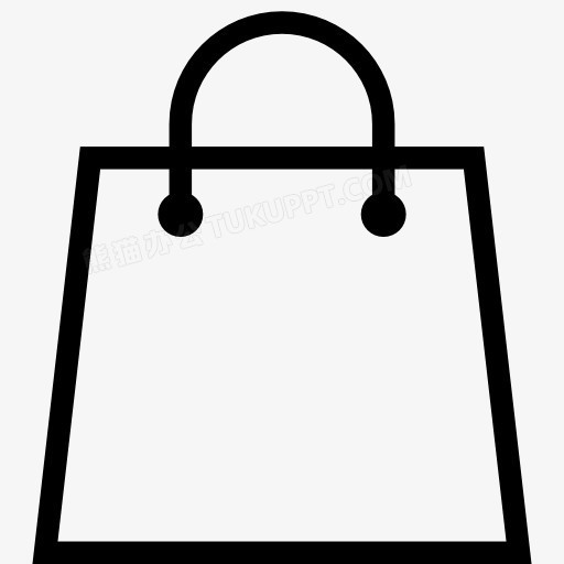 购物袋ios7 Line Iconspng图片素材免费下载 购物袋png 512 512像素 熊猫办公