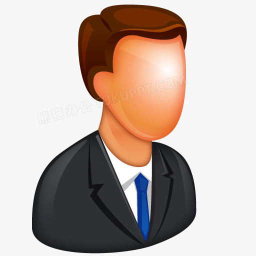 白人老板图标PNG图片素材下载_老板PNG_熊猫办公