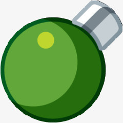 圣诞礼物装饰物绿色方光球