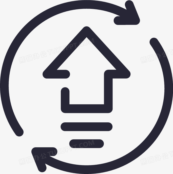 本作品全称为《黑色简约风升级图标创意元素》,在整个配色上使用黑色