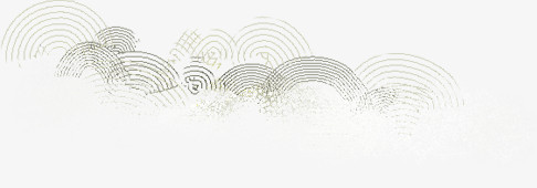 手绘圆形花纹云纹创意