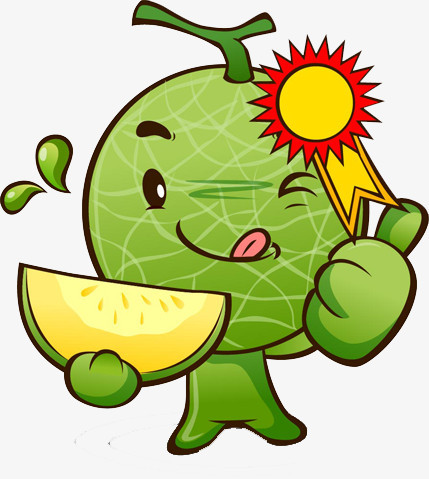 竖拇指的哈密瓜