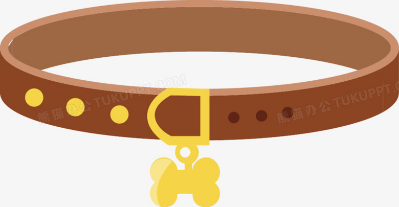 本作品全称为《卡通风彩色狗项圈创意元素》,使用adobe illustrator