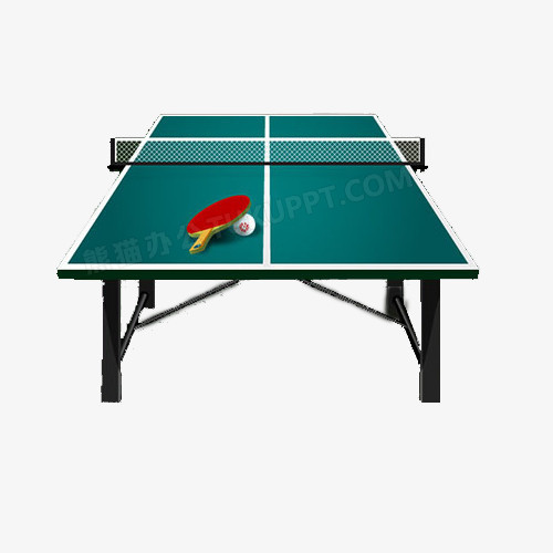 手绘乒乓球桌