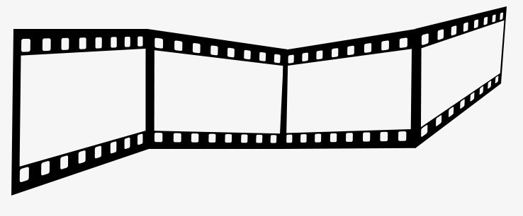 黑白胶片png图片素材下载_装饰png_熊猫办公