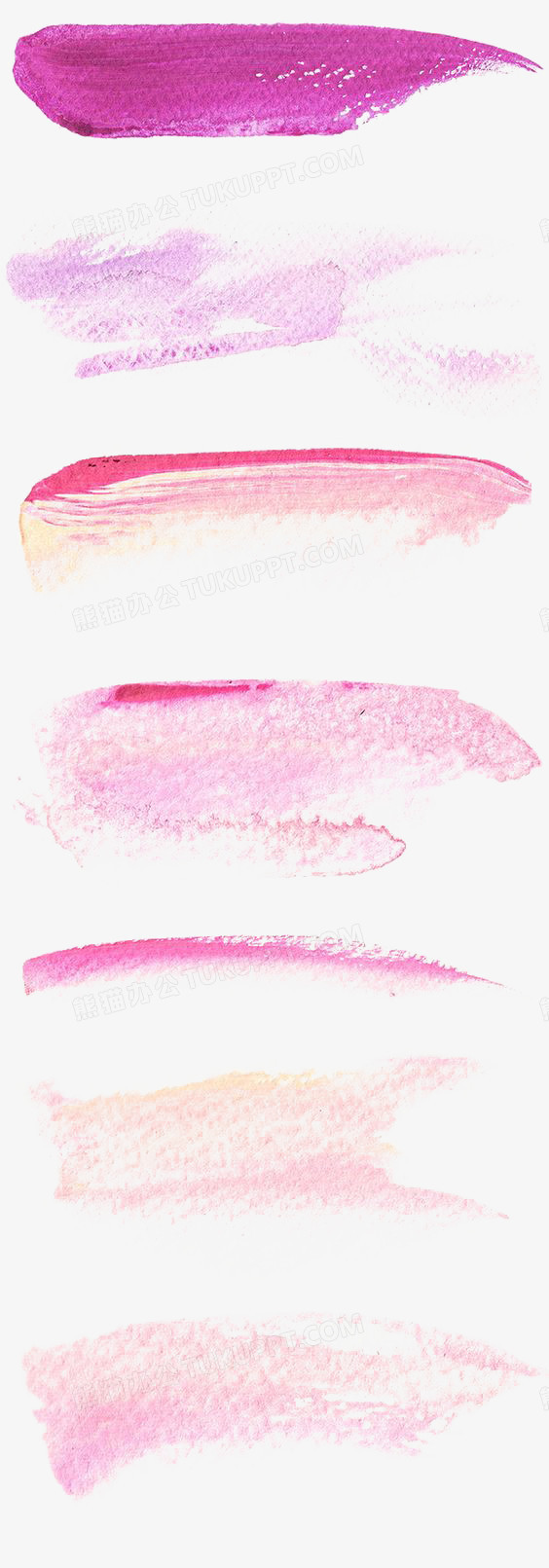 水彩笔刷png图片素材下载 水彩笔刷png 熊猫办公