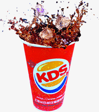 喷溅创意可乐饮品