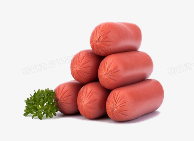 免抠火腿肠PNG图片素材下载_火腿肠PNG_熊猫办公