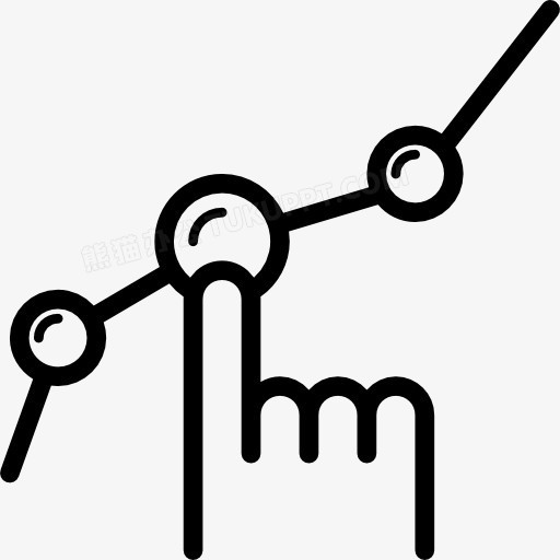 连接器和手图标