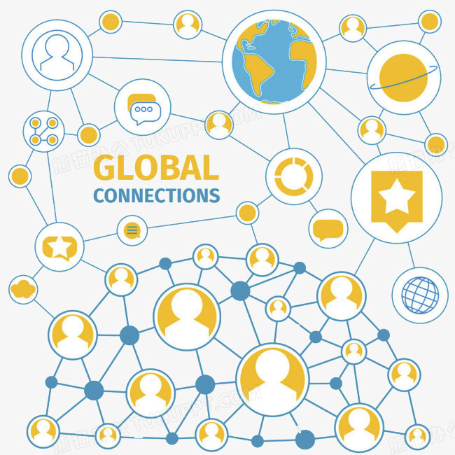 关系网矢量PNG图片素材下载_素材PNG_熊猫办公