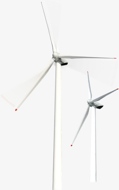 白色春天风力发电装置png图片素材下载_春天png_熊猫办公