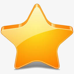 黄色五角星png图片素材下载_五角星png_熊猫办公